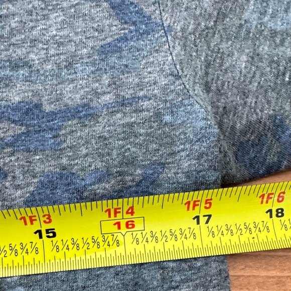 PAWZ Blue and Gray Camo Short Sleeve Tee - Picture 3 of 7